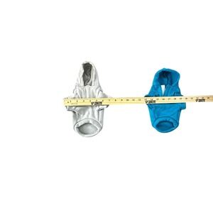 Dog‎ Hoodie Sweatshirt Pullover Pet Clothes Puppy Apparel Small Gray Blue